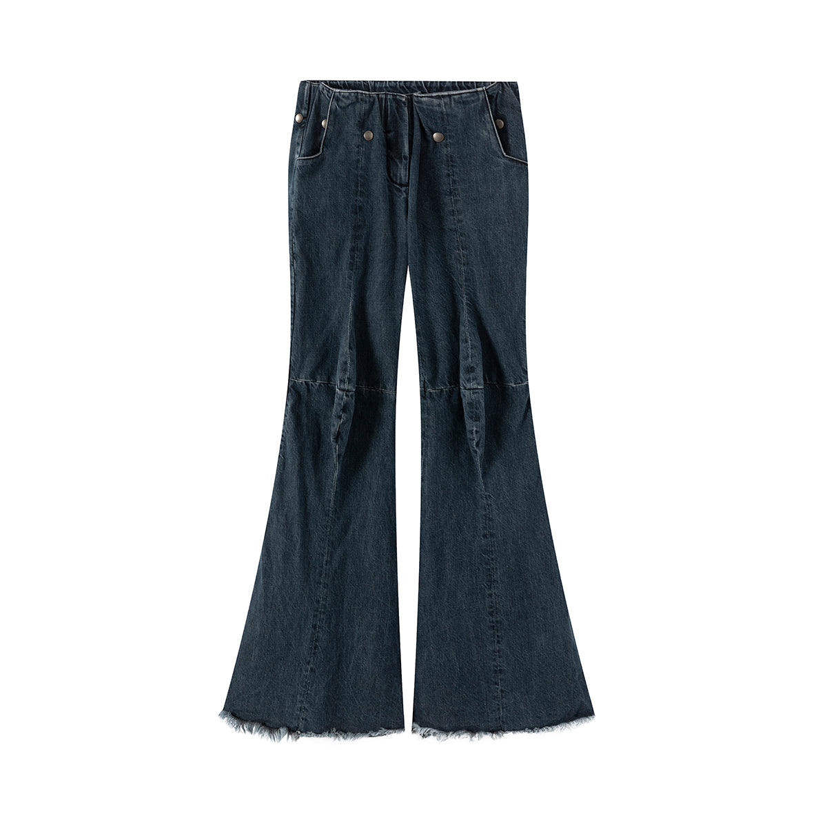 Boot Cut Souat Denim Trousers