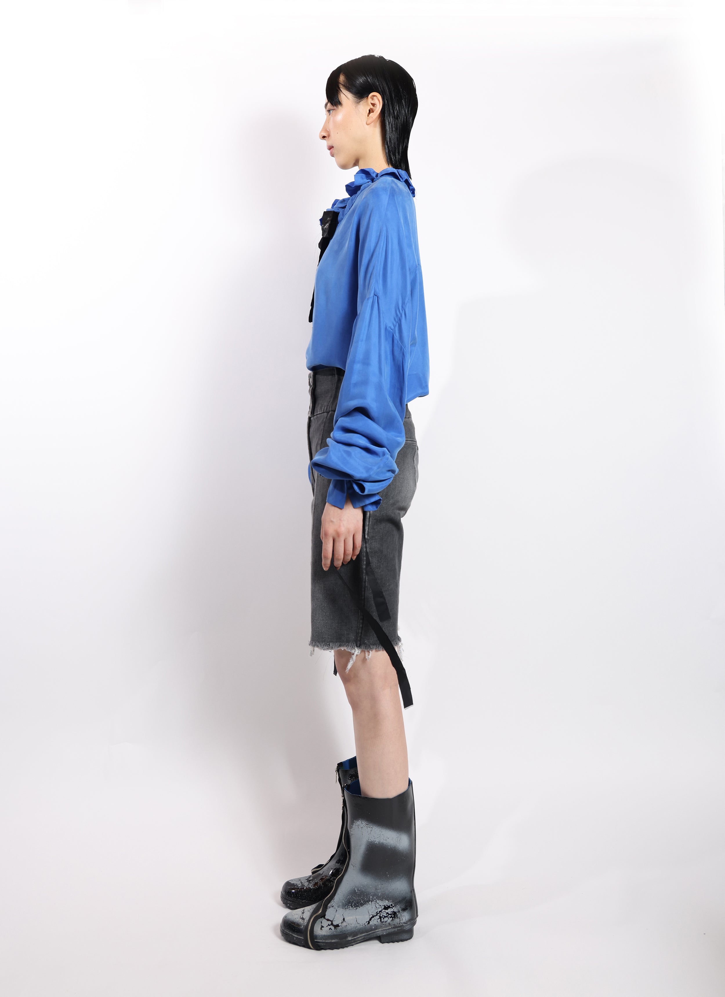 Ruffle Collar Shirt