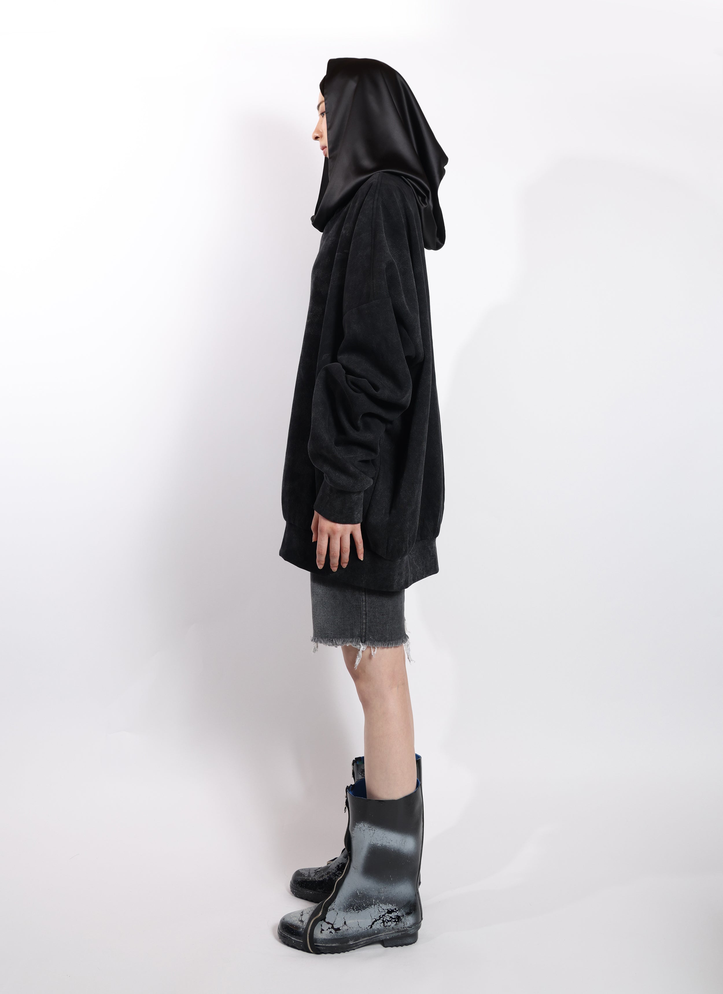 Oversize Big Hood Sweat Shirt