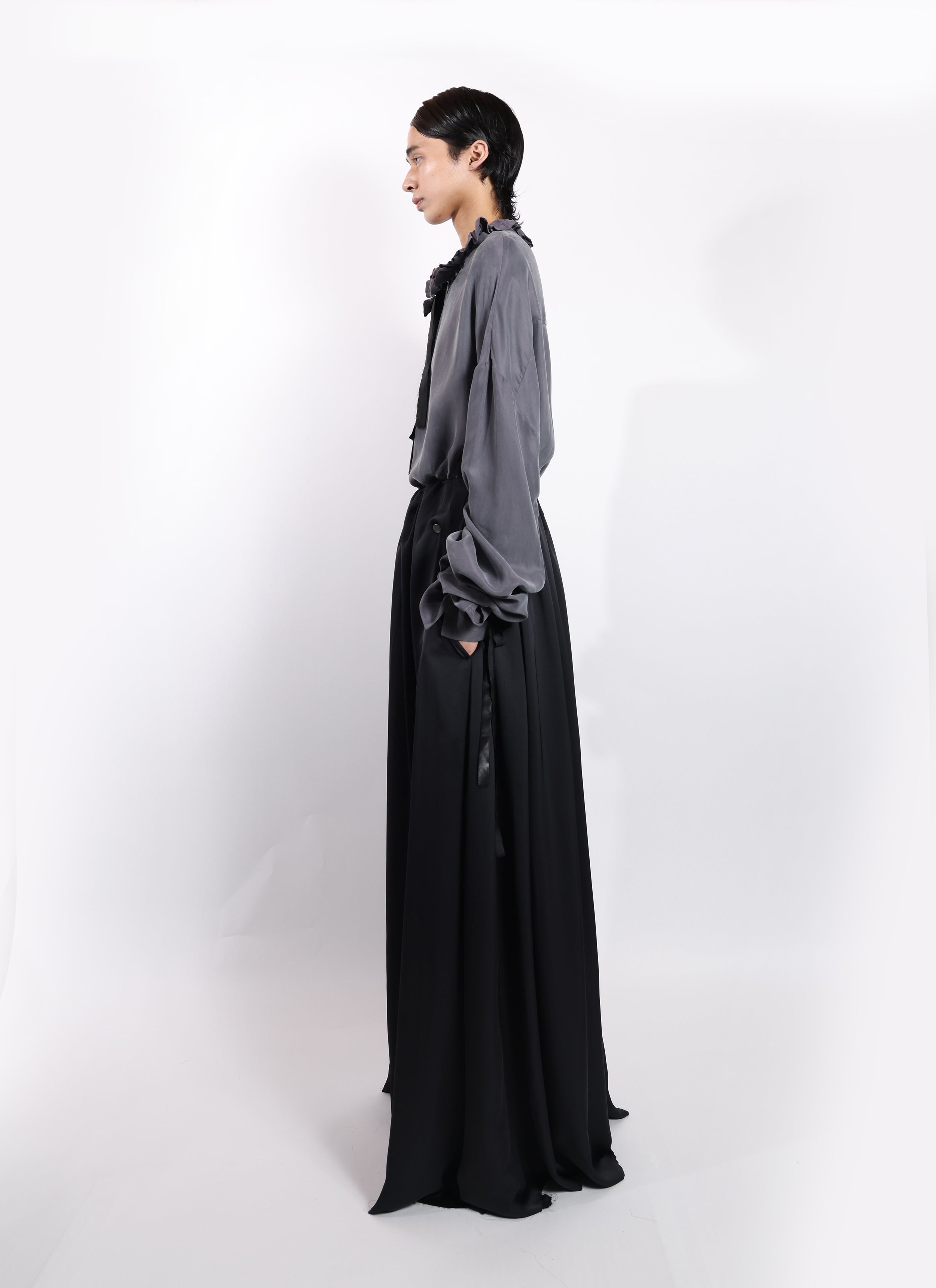 Ruffle Collar Shirt