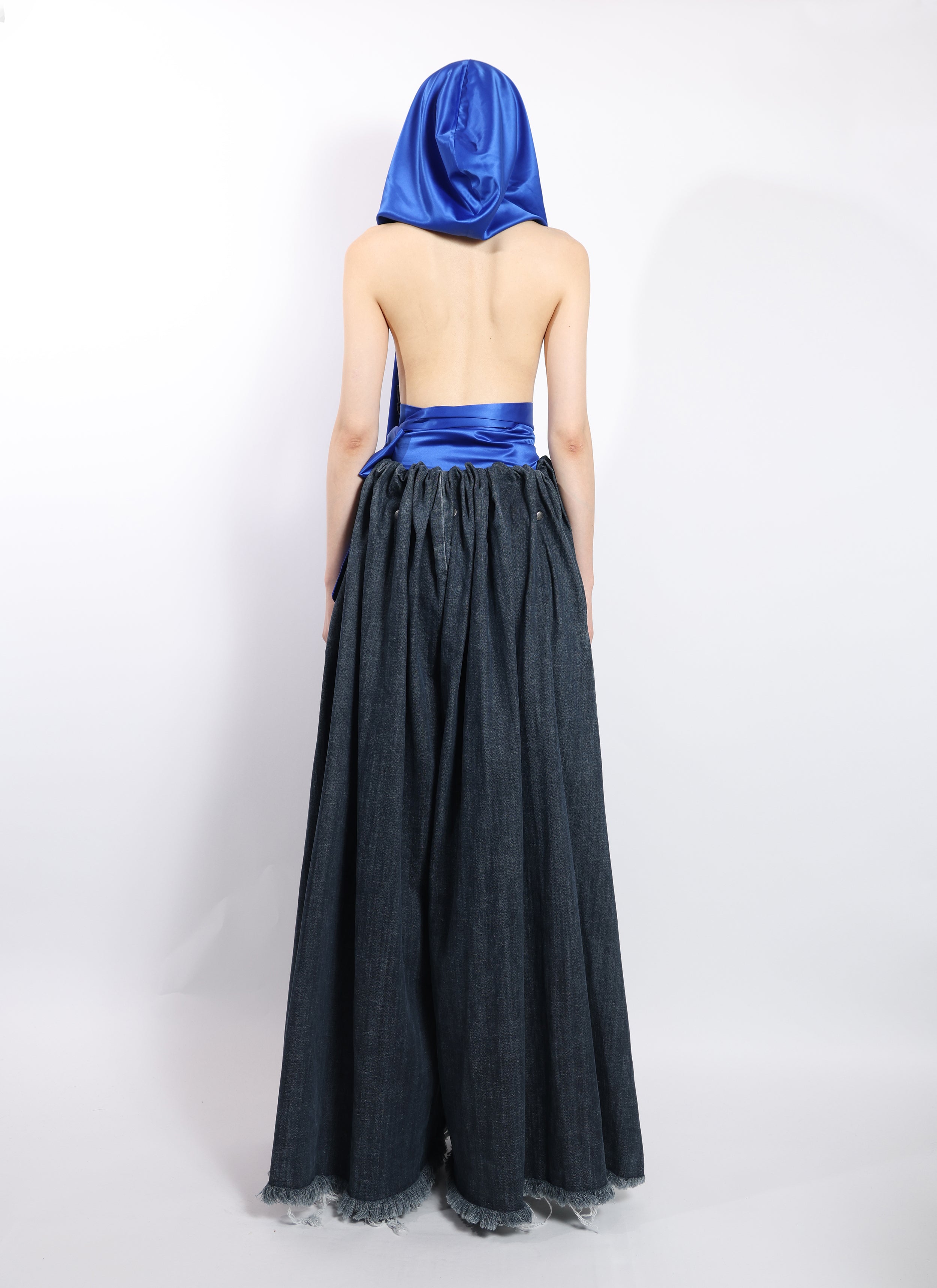Scarf Hooded Top