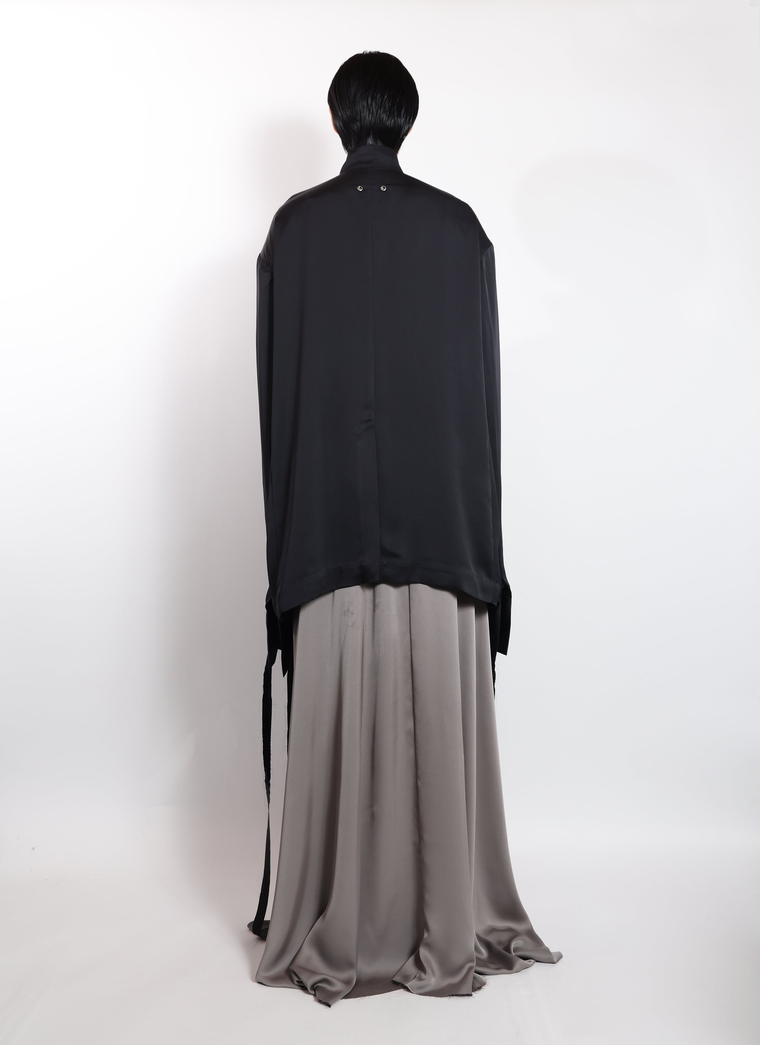 STAND COLLAR OVERSIZE SUIT