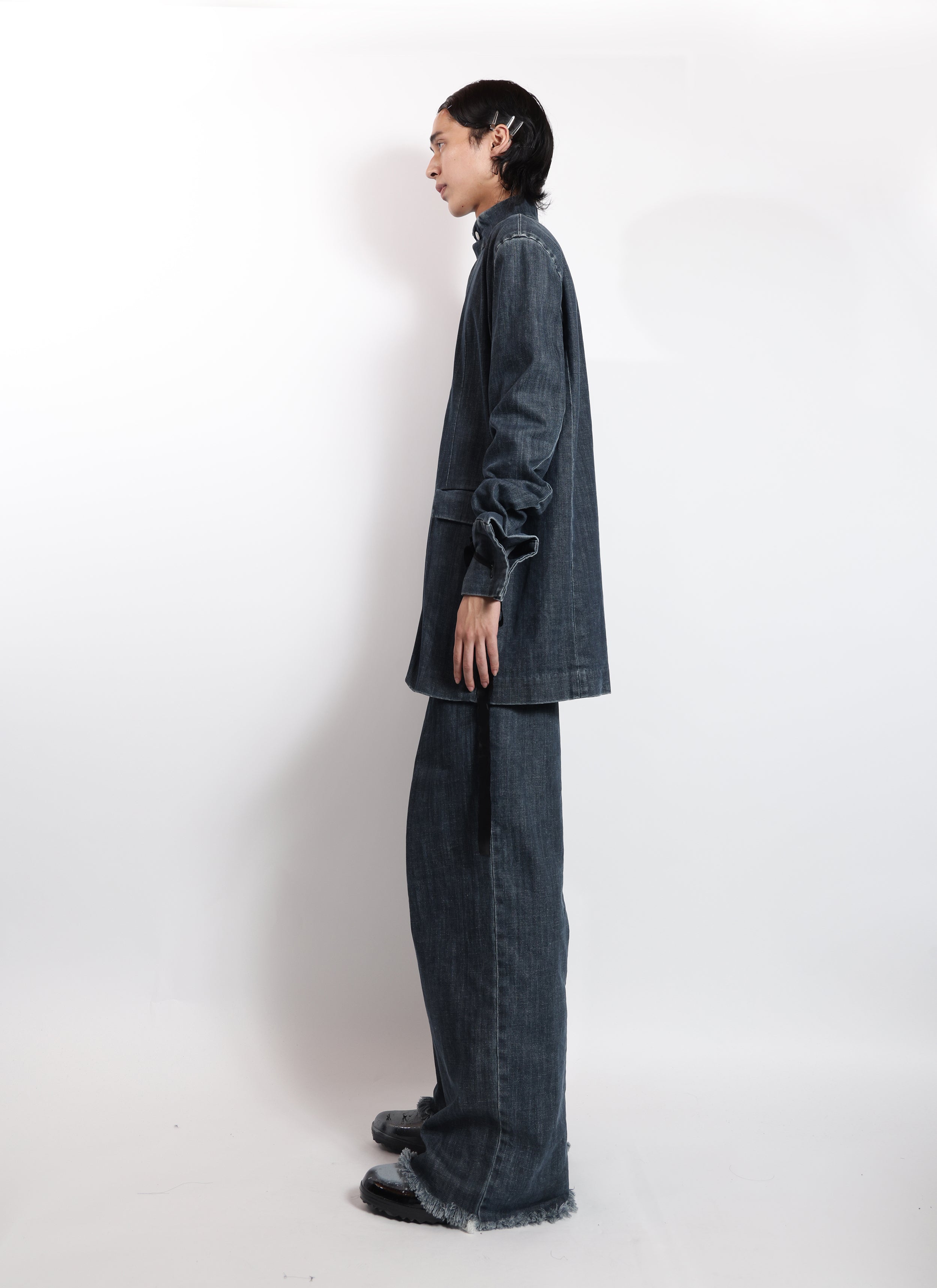 Stand Collar Oversize Suit