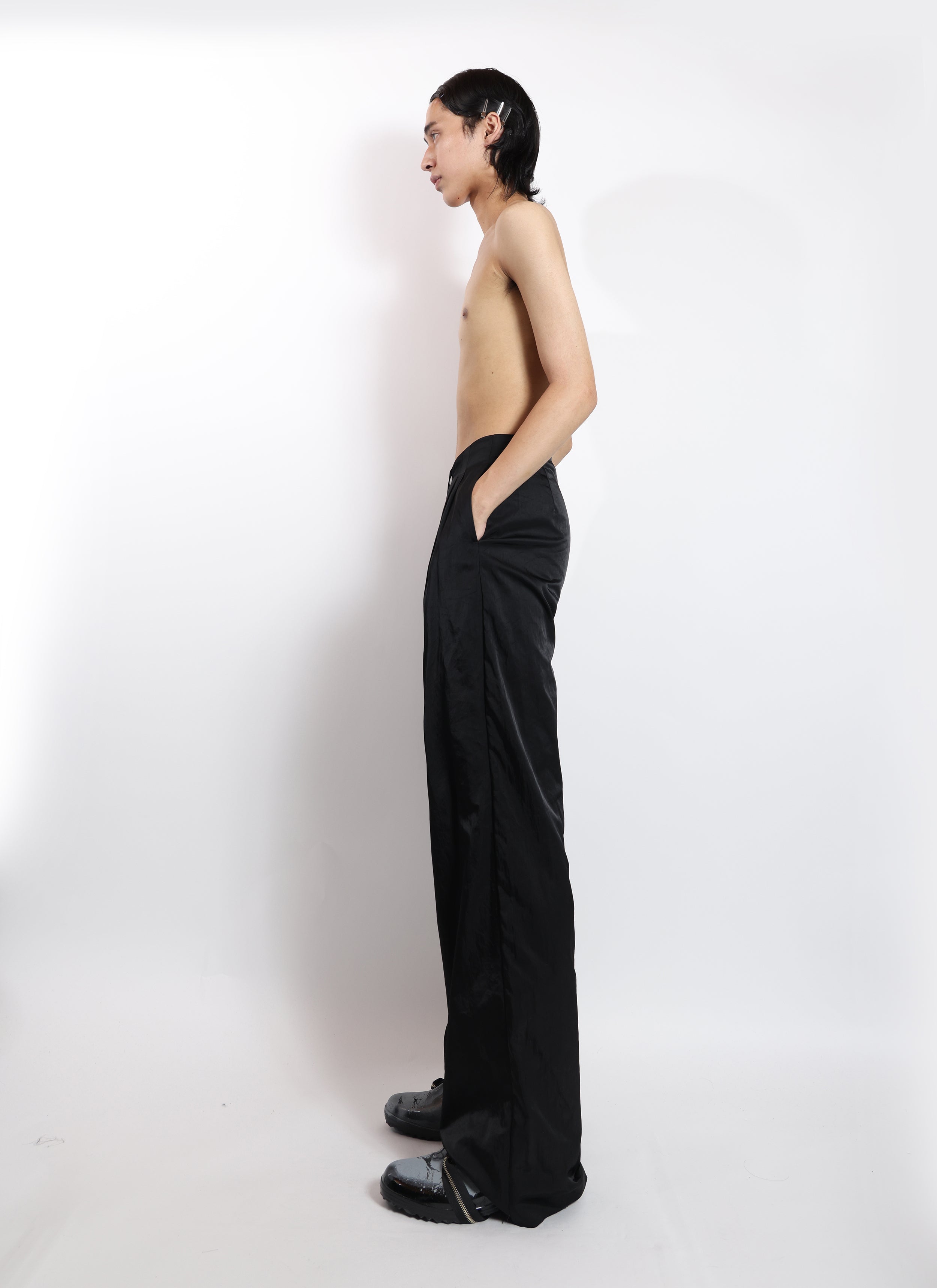 Low Waist Front V Suit Trousers
