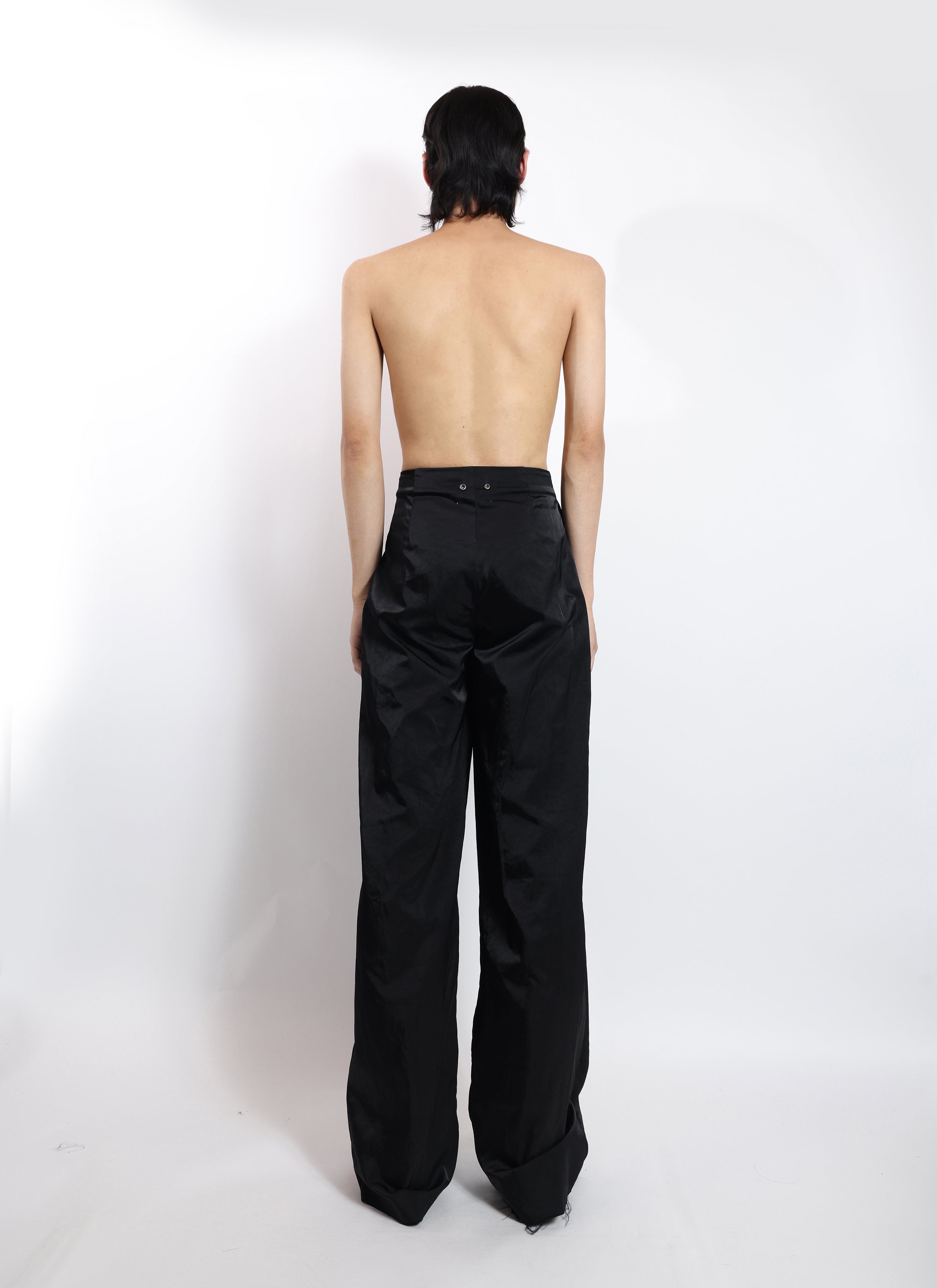 Low Waist Front V Suit Trousers