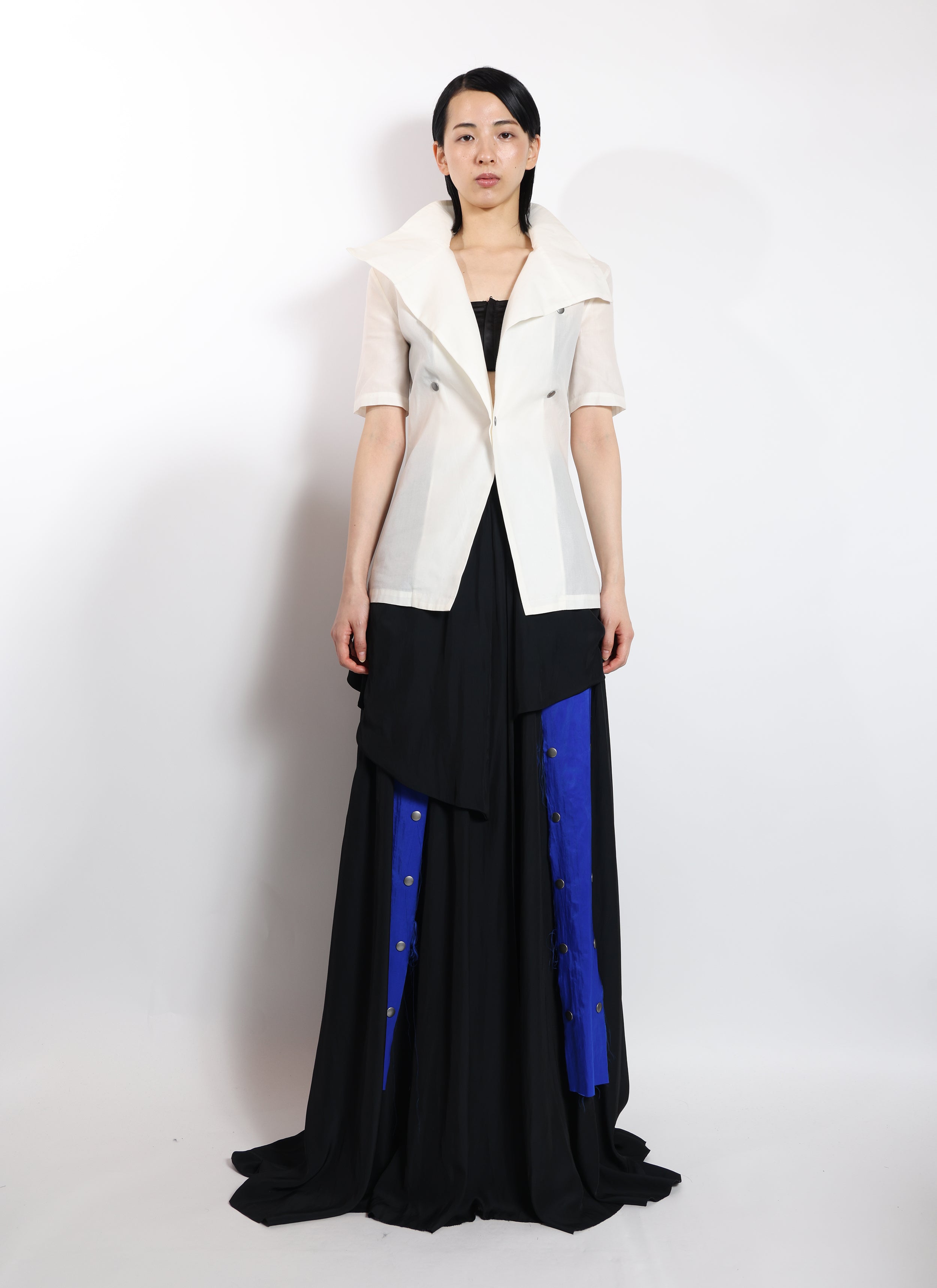 Stand Collar Sheer Jacket