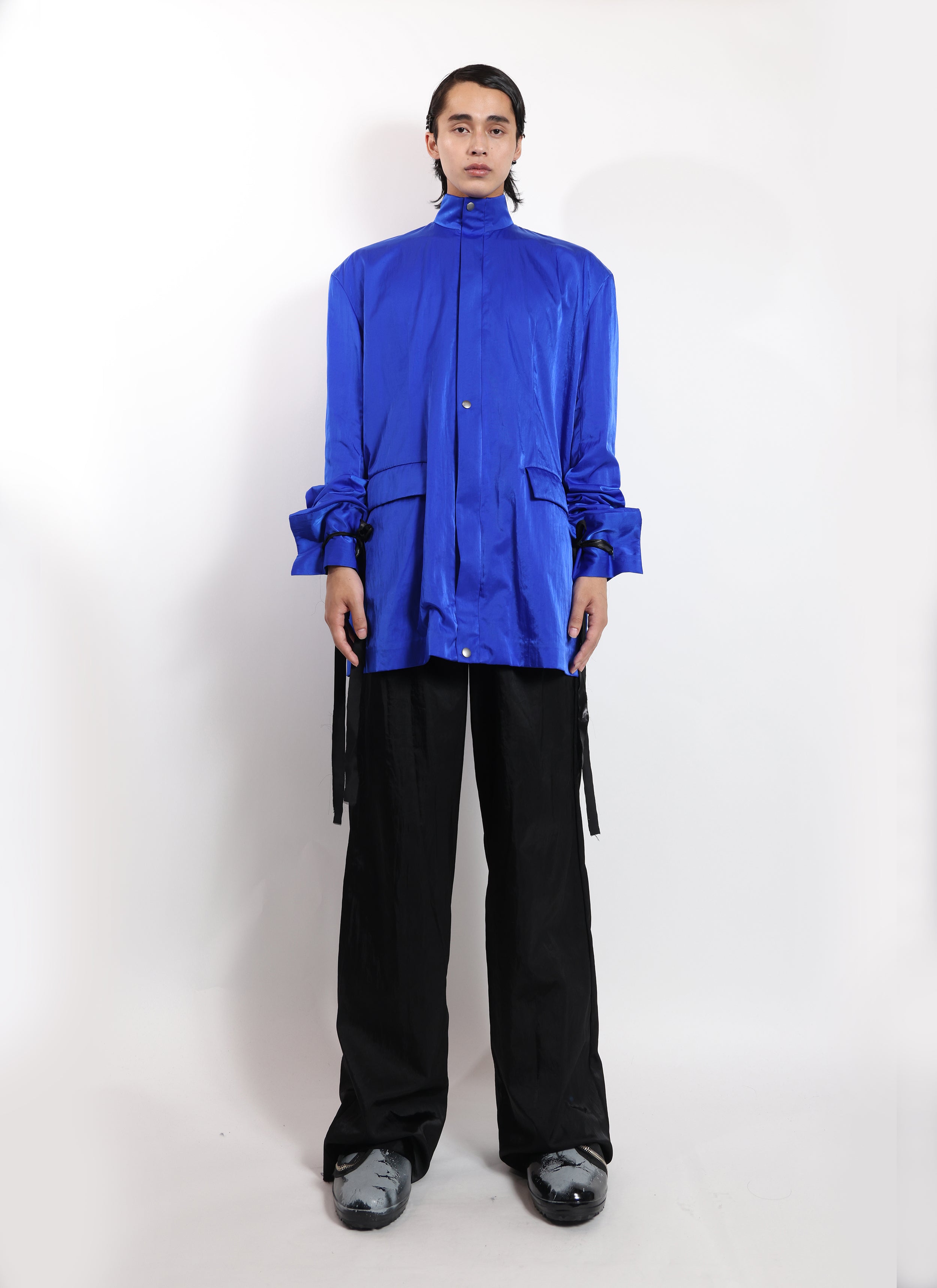 Stand Collar Oversize Suit